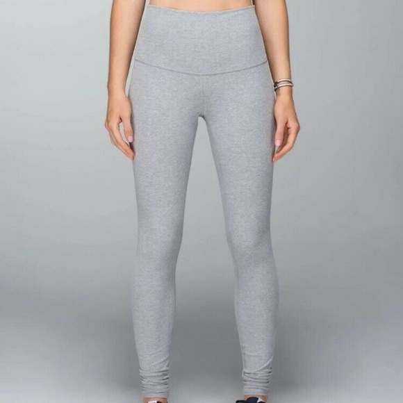 lululemon athletica Pants - lululemon • wunder under cotton gray yoga pant